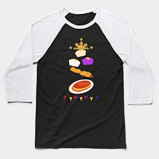 Pinoy Pride Filipino Delicacies Baseball T-Shirt